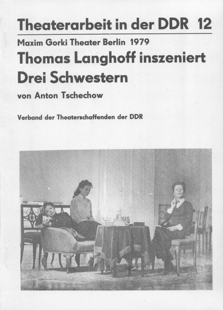Theaterdokumentation; Theaterarbeit in der DDR; Thomas Langhoff; Maxim Gorki Theater Berlin